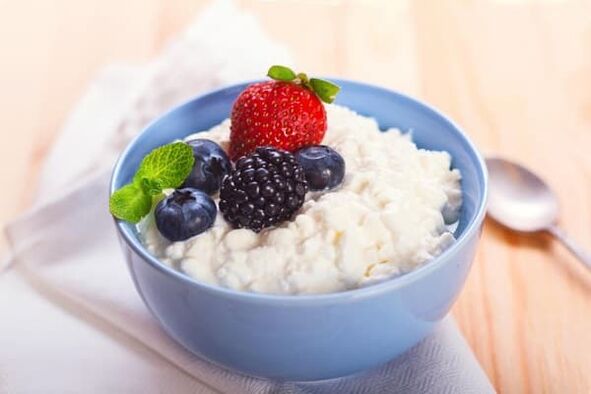 Cottage Cheese met fruit
